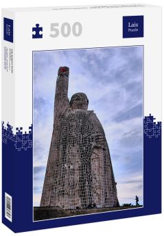 Lais Puzzle - Morelos-Denkmal auf der Janitzio-Insel im Patzcuaro-See, Mexiko - 500 Teile