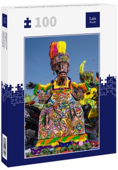 Lais Puzzle - Chinelos, Karneval Yautepec Morelos, Mexiko - 100 Teile