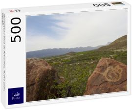 Lais Puzzle - Petroglyphe boca de Potrerillos, Nuevo León, Mexiko - 500 Teile