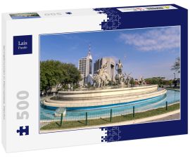 Lais Puzzle - Springbrunnen in Macroplaza, Mexiko - 500 Teile
