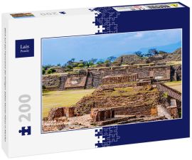 Lais Puzzle - Blick auf das Panorama der heiligen Stätte Monte Alban in Mexiko - 200 Teile