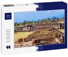 Lais Puzzle - Blick auf das Panorama der heiligen Stätte Monte Alban in Mexiko - 1.000 Teile