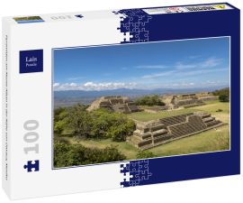Lais Puzzle - Pyramiden am Monte Alban in der Nähe von Oaxaca, Mexiko - 100 Teile