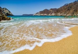 Lais Puzzle - Paradiesischer Sandstrand mit türkisblauem Wasser in Huatulco, Oaxaca, Mexiko - 500 & 1.000 Teile