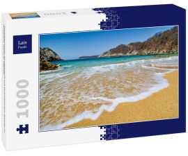 Lais Puzzle - Paradiesischer Sandstrand mit türkisblauem Wasser in Huatulco, Oaxaca, Mexiko - 1.000 Teile
