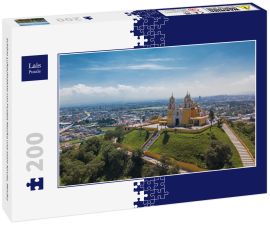 Lais Puzzle - Schöne Luftaufnahme von Puebla Mexiko und seine Kirche, Mexiko - 200 Teile