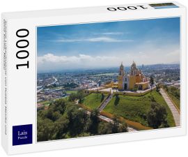 Lais Puzzle - Schöne Luftaufnahme von Puebla Mexiko und seine Kirche, Mexiko - 1.000 Teile
