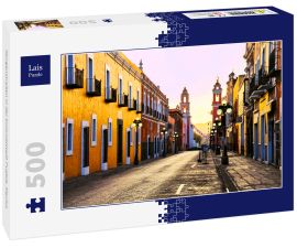 Lais Puzzle - Morgenstraßen in der Kolonialstadt Puebla, Mexiko - 500 Teile