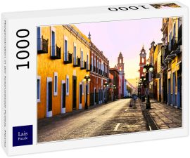 Lais Puzzle - Morgenstraßen in der Kolonialstadt Puebla, Mexiko - 1.000 Teile