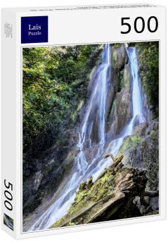 Lais Puzzle - Cedral-Wasserfall in der Sierra Gorda, Pinal de Amoles, Querétaro, Mexiko - 500 Teile