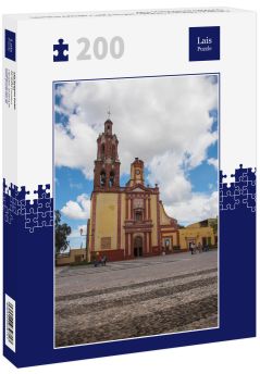 Lais Puzzle - Kathedrale der Pfarrei San Pedro und San Pablo, Cadereyta de Montes, Queretaro, Mexiko Armas-Platz - 200 Teile