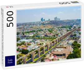 Lais Puzzle - Aquädukt von Queretaro, dieses Aquädukt ist das Symbol der Stadt Queretaro und eines der größten Aquädukte in Mexiko - 500 Teile