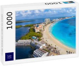 Lais Puzzle - Cancun mit Lagune und Strand, México - 1.000 Teile