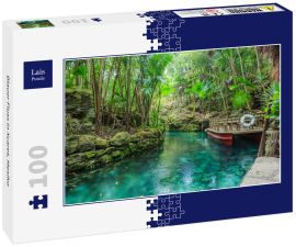 Lais Puzzle - Blauer Fluss in Xcaret, Mexiko - 100 Teile