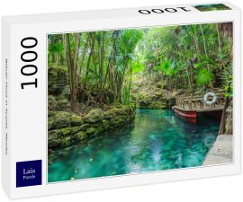 Lais Puzzle - Blauer Fluss in Xcaret, Mexiko - 1.000 Teile