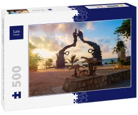 Lais Puzzle - Parque Fundadores bei Sonnenaufgang an der Playa del Carmen in Mexiko - 500 Teile