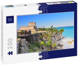 Lais Puzzle - Tulum, die Stätte einer von Mauern umgebenen präkolumbianischen Maya-Stadt, die als wichtiger Hafen für Coba diente, im mexikanischen Bundesstaat Quintana Roo - 100 Teile