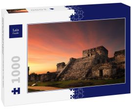 Lais Puzzle - Castillo-Festung bei Sonnenuntergang in der alten Maya-Stadt Tulum, Mexiko - 1.000 Teile