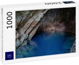 Lais Puzzle - Water Cave Blue im Fluss des Tamul-Wasserfalls, Mexiko - 1.000 Teile
