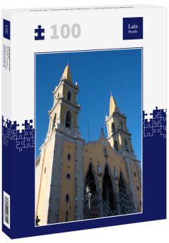 Lais Puzzle - Stadt Mazatlan. Sinaloa Mexiko. Kirche - 100 Teile