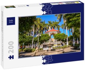 Lais Puzzle - Pavillon und Brunnen im Park von El Fuerte, in der Stadt El Fuerte im Bundesstaat Sinaloa, Mexiko - 200 Teile