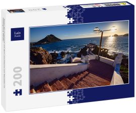 Lais Puzzle - Paseo del Centenario mit dem Leuchtturm von Mazatlan im Hintergrund, Mexiko - 200 Teile