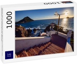 Lais Puzzle - Paseo del Centenario mit dem Leuchtturm von Mazatlan im Hintergrund, Mexiko - 1.000 Teile