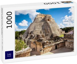 Lais Puzzle - Magier (Piramide del adivino) in der alten Maya-Stadt Uxmal, Mexiko - 1.000 Teile