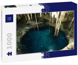 Lais Puzzle - Draufsicht auf eine unterirdische Flusshöhle, bekannt als "Cenote", in Cuzama, Yucatan, Mexiko - 1.000 Teile