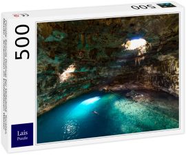 Lais Puzzle - Cenote Samula Dzitnup bei Valladolid, Yucatan, Mexiko - Schwimmen im kristallblauen Wasser - 500 Teile