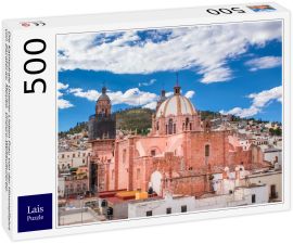 Lais Puzzle - Die Kathedrale Unserer Lieben Frau von der Himmelfahrt von Zacatecas, Mexiko. Unesco-Weltkulturerbe. - 500 Teile