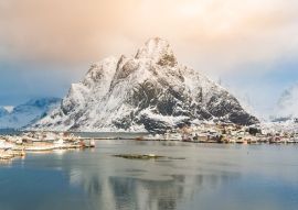 Lais Puzzle - Reine, Lofoten Inseln, Norwegen. Winteransicht bei Sonnenaufgang - 500 & 1.000 Teile