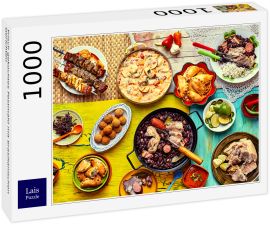 Lais Puzzle - Frisch gekochtes Festmahl mit brasilianischen Gerichten - 1.000 Teile