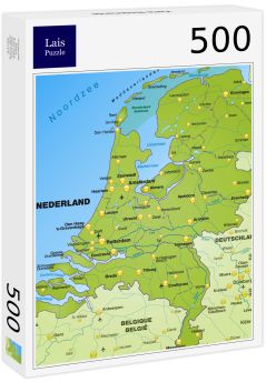Lais Puzzle - Karte Niederlande - 500 Teile