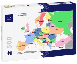 Lais Puzzle - Landkarte Europa - 500 Teile