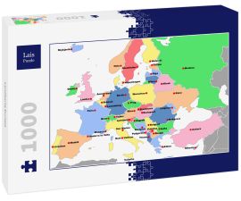 Lais Puzzle - Landkarte Europa - 1.000 Teile