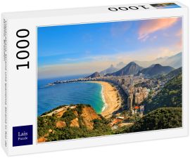 Lais Puzzle - Copacabana Strand und Ipanema Strand in Rio de Janeiro, Brasilien - 1.000 Teile