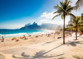 Lais Puzzle - Palmen und Zwei-Brüder-Berg am Strand von Ipanema, Rio de Janeiro - 500 & 1.000 Teile