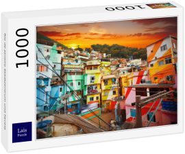 Lais Puzzle - Rio de Janeiro Stadtzentrum und Favela - 1.000 Teile