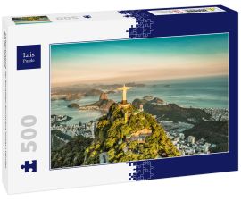 Lais Puzzle - Luftaufnahme der Botafogo-Bucht aus hohem Winkel, Rio de Janeiro - 500 Teile