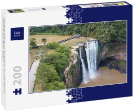Lais Puzzle - Salto Barão do Rio Branco - Prudentópolis. Ein großer Wasserfall inmitten der Natur. Paraná - Brasilien - 200 Teile