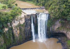Lais Puzzle - Salto Barão do Rio Branco - Prudentópolis. Ein großer Wasserfall inmitten der Natur. Paraná - Brasilien - 500 & 1.000 Teile