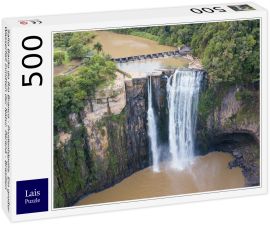 Lais Puzzle - Salto Barão do Rio Branco - Prudentópolis. Ein großer Wasserfall inmitten der Natur. Paraná - Brasilien - 500 Teile