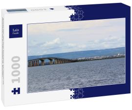 Lais Puzzle - Brücke über den Fluss Tocantins, wo Palmas die Hauptstadt des Bundesstaates ist, Brasilien - 1.000 Teile