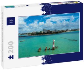 Lais Puzzle - Panoramablick auf Meer und Gebäude gegen Himmel, Brasilien - 200 Teile