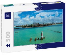 Lais Puzzle - Panoramablick auf Meer und Gebäude gegen Himmel, Brasilien - 500 Teile