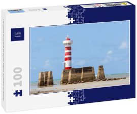 Lais Puzzle - Leuchtturm Ponta Verde bei Maceio, Alagoas, Nordosten von Brasilien - 100 Teile