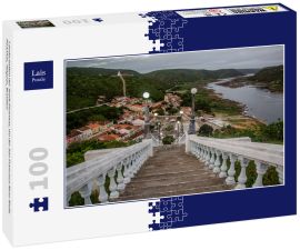Lais Puzzle - Landschaften der Stadt PIranhas, wo der San Francisco River fließt. Piranhas, Alagoas, Brasilien - 100 Teile