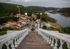 Lais Puzzle - Landschaften der Stadt PIranhas, wo der San Francisco River fließt. Piranhas, Alagoas, Brasilien - 500 & 1.000 Teile