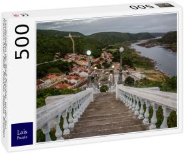 Lais Puzzle - Landschaften der Stadt PIranhas, wo der San Francisco River fließt. Piranhas, Alagoas, Brasilien - 500 Teile